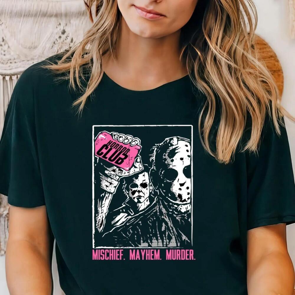 Fight Club Gildan Black T Shirt Horror Movie Tee